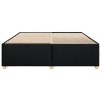Bedframe zonder matras stof zwart 180x200 cm - thumbnail