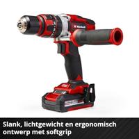 Einhell Power X-Change TE-CD 18/48 Li-i (2x2,0Ah) Accu-klopboor/schroefmachine 2 snelheden Incl. 2 accus, Incl. koffer - thumbnail