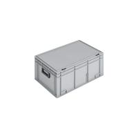 Lockweiler Kunststof koffer | L600xB400xH293 mm PP 2 grepen | schuifsluiting grijs 55 l | 1 stuk - PC552M-139255210118 PC552M-139255210118 - thumbnail