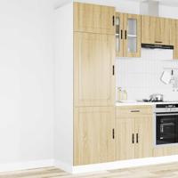 Keukenkast Porto bewerkt hout sonoma eikenkleurig - thumbnail