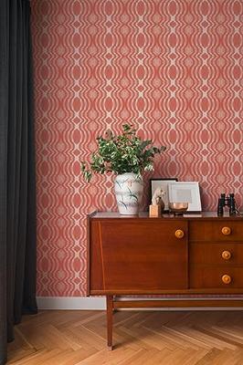 AS Creation Retro Chic - Rood - Retro - 395344