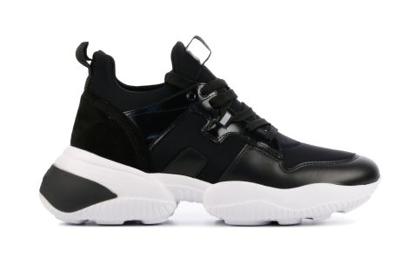 Hogan Dames Sneakers in Stof (Zwart) Hogan Dames Sneakers in Stof (Zwart)