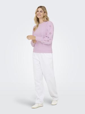Only Onlfemme L/s Ub Swt Noos Sweater Winsome Orchid