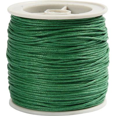 Creativ Company Katoenkoord, dikte 1 mm, groen, 40 m/ 1 rol - thumbnail