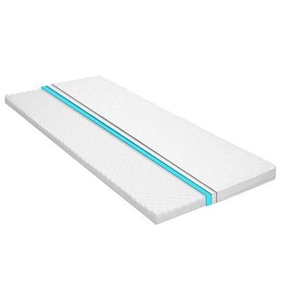 VidaXL Topmatras ei-profiel 6 cm koudschuim 100x200 cm