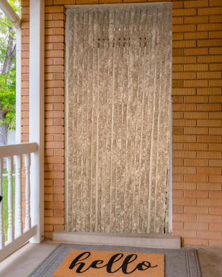 Vliegengordijn Kattenstaarten Beige gemeleerd - 100cm x 230cm