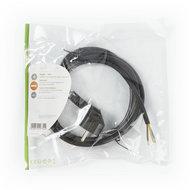 Voedingskabel | Schuko-stekker haaks - Open kabeleinde | 2,0 m | Zwart - thumbnail