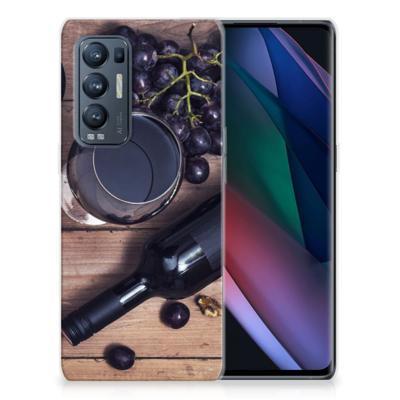 OPPO Find X3 Neo | Siliconen Case | Wijn