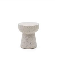 Kave Home Ronde Bijzettafel 'Pada' Terrazzo, 40cm, kleur Wit - thumbnail