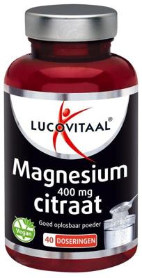 Lucovitaal Magnesium 400mg Citraat 100gr