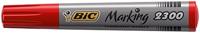 Bic permanent marker Marking 2300 ECOlutions, rood, doos van 12 stuks - thumbnail