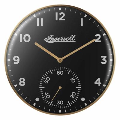 Muurklok Ingersoll 1892 IC003GB Gouden Zwart