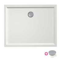 Xenz Mariana douchebak - 100x80x7 - Acryl - wit 6838-01 - thumbnail