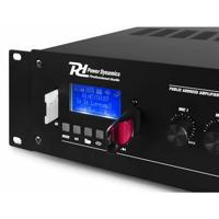 Power Dynamics PRM120 100V & 4/8 Ohm 19-inch versterker - 120 Watt - thumbnail