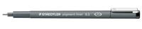 Staedtler pigment liner fineliner, ronde punt, schrijfbreedte 0,3 mm, zwart - thumbnail