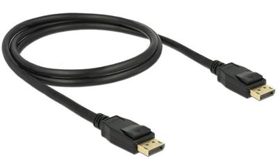 Delock 83805 DisplayPort-kabel DisplayPort Aansluitkabel DisplayPort-stekker, DisplayPort-stekker 1.00 m Zwart Vergulde steekcontacten Delock 83805 DisplayPort-kabel DisplayPort Aansluitkabel DisplayPort-stekker, DisplayPort-stekker 1.00 m Zwart Vergulde steekcontacten