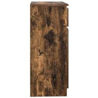 Dressoir met lade 71x35x84 cm spaanplaat gerookt eikenkleurig - thumbnail