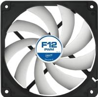 ARCTIC F12 PWM Computer behuizing Koeler 12 cm 1 stuk(s) Zwart, Wit - thumbnail