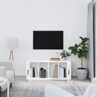 Tv-meubel 100x35x40 cm bewerkt hout wit - thumbnail