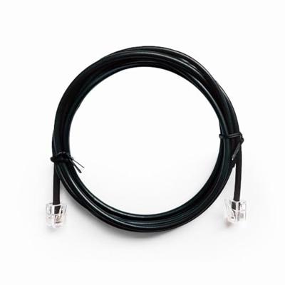 Telefoonkabel 6P4C (RJ11) zwart 2 meter