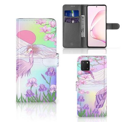 Samsung Note 10 Lite | Telefoonhoesje | Met pasjeshouder | Bird Samsung Note 10 Lite | Telefoonhoesje | Met pasjeshouder | Bird