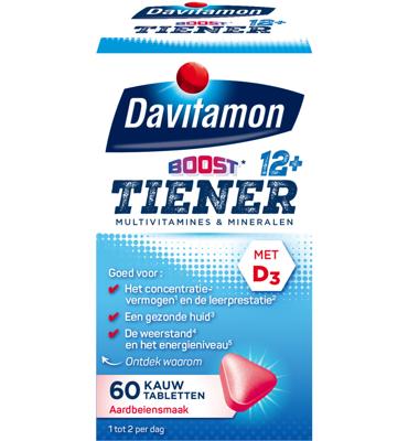 Davitamon Multi 12+ Tiener Kauwtabletten Aardbei