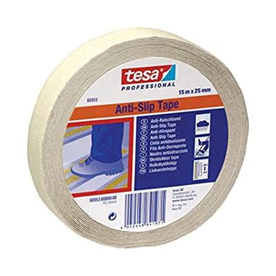 Tesa Antisliptape | beige fluorescerend | lengte 15 m, breedte 25 mm rol | 6 stuks - 60953-00000-00 60953-00000-00