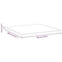 VidaXL Matrastopper wit 180 x 200 cm jacquard stof - thumbnail