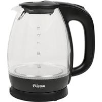 Tristar WK-3405 Waterkoker Snoerloos, Controlelampje, Oververhittingsbeveiliging, Met voet, Kijkvenster Aantal/Volume: 1.7 l Glas, Zwart - thumbnail