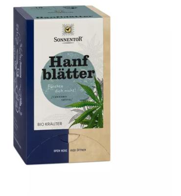 Sonnentor Hennepblad thee bio 18 Zakjes
