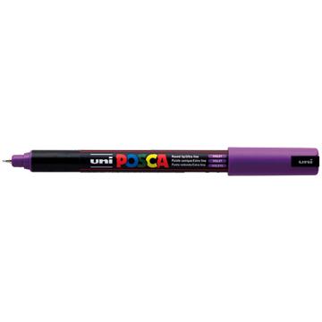 Uni Posca pc3m acrylmarker lila - ronde punt tot 1,3 mm