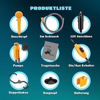 Camping douche met dompelpomp - thumbnail