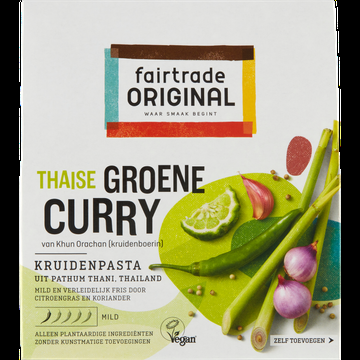 Fairtrade Original Thaise Groene Curry 70 g bij Jumbo