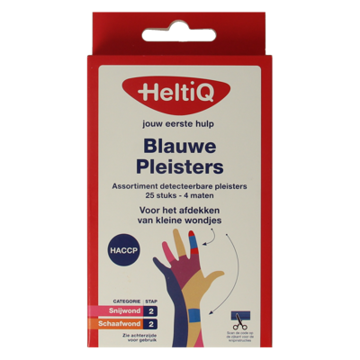 HeltiQ Detecteerbare Pleisters Blauw