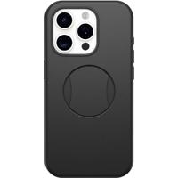 Otterbox OtterGrip Symmetry Backcover Apple iPhone 15 Pro Zwart MagSafe compatible, Geïntegreerde handgreep voor mobiele telefoon - thumbnail