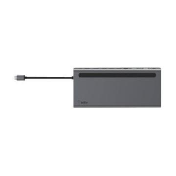 Belkin INC004btSGY USB-C dockingstation Geschikt voor merk (dockingstation): Universeel Geïntegreerde kaartlezer, USB-C Power Delivery