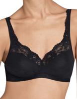 Romance Soft Bra BH zonder beugel - Zonder vulling en niet voorgevormde kanten Bh - Zwart - Wit - 75A - 75A - 75A - 75A - 75A - 75A - 75A - - - thumbnail