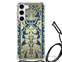 Samsung Galaxy S23 Case Beige Flowers - thumbnail