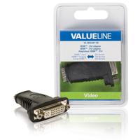 High Speed HDMI met Ethernet Adapter HDMI Female - DVI-D 24+1-Pins Female Zwart - thumbnail