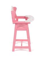 Houten Poppenstoel - Pink Stars - thumbnail