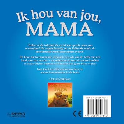 Rebo Publishers Ik hou van jou, mama - kartonboek