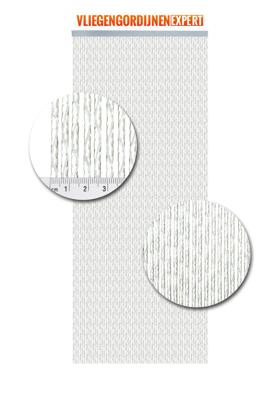 Vliegengordijnenexpert Milano transparant 100x240 Vliegengordijn