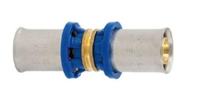 Kirchhoff Messing aansluitstuk, blank, 20 mm, persfitting voor meerlagenbuis - 988710255