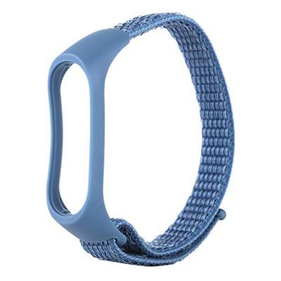Nylon Geweven Bandje Xiaomi Mi Band 3 / 4 / 5 / 6 / 7 - Blauw Nylon Geweven Bandje Xiaomi Mi Band 3 / 4 / 5 / 6 / 7 - Blauw