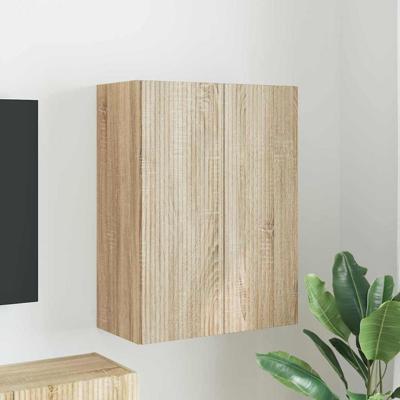 TV-wandkast Sonoma Eiken 59,5 x 31 x 80 cm Bewerkt hout TV-wandkast Sonoma Eiken 59,5 x 31 x 80 cm Bewerkt hout
