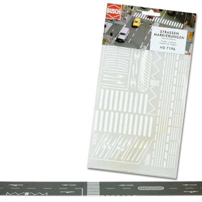 Busch 7196 H0 Straatmarkering