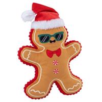 Honden-pluchespeelgoed Gingerbread Man, bruin - thumbnail