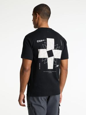 Chasin Sydney Print T-shirts E90 - Black