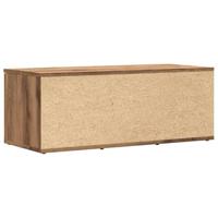 Tv-meubel 80x34x30 cm bewerkt hout artisanaal eikenkleur - thumbnail