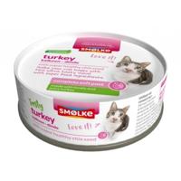 Smolke Soft paté kattenvoer kalkoen 80g - thumbnail